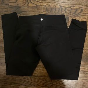 LULULEMON Wunder Under SZ 4!! Full length leggings! Black!